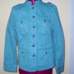Talbots PM Teal Utility Jacket